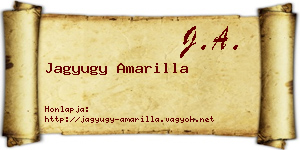 Jagyugy Amarilla névjegykártya